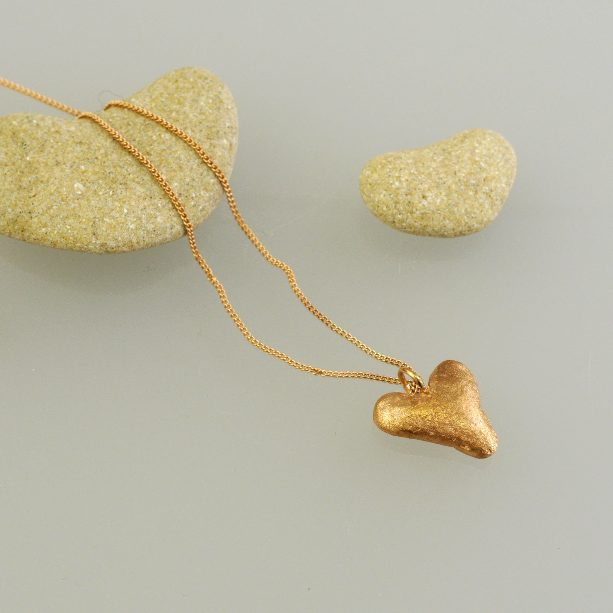 Yellow Gold heart pendant