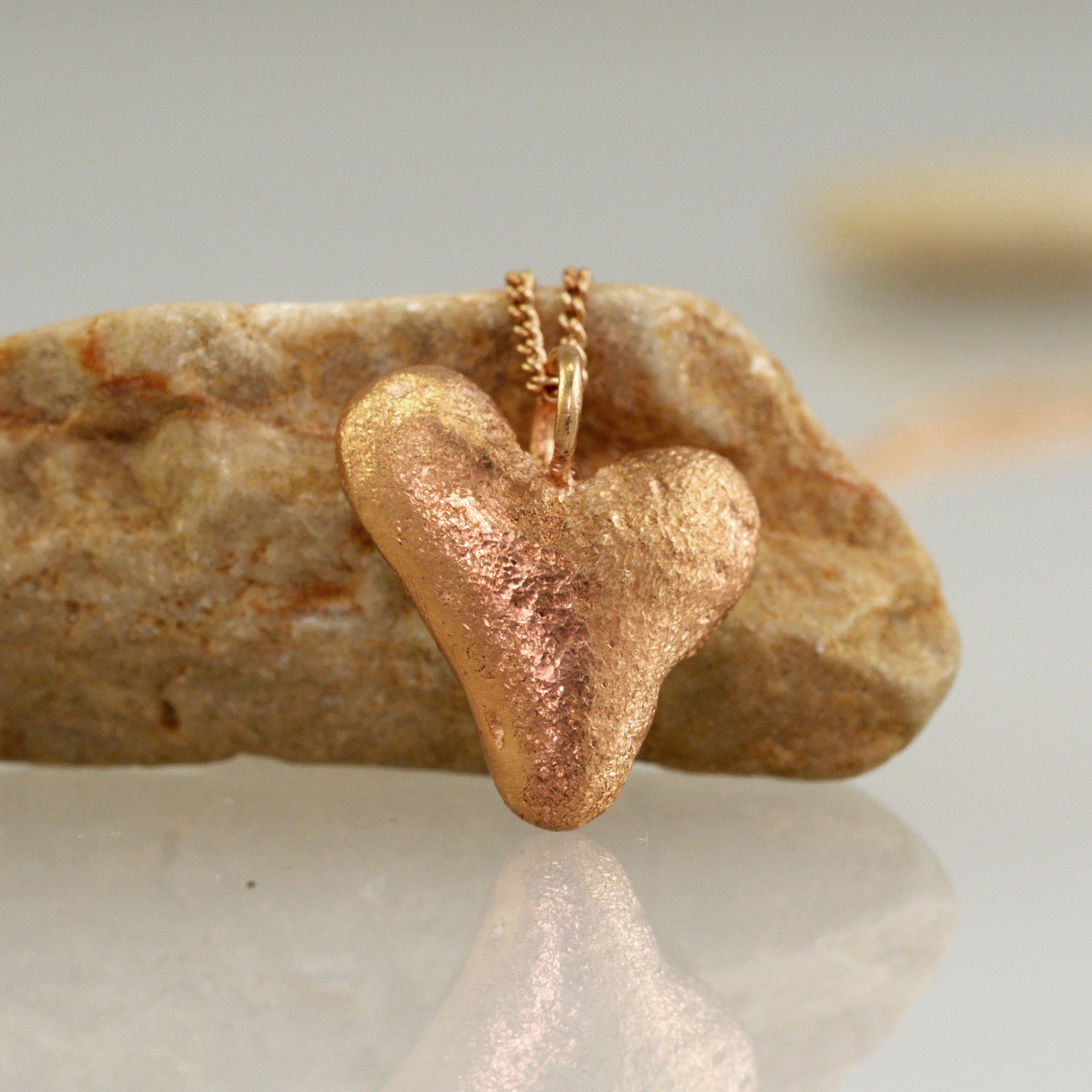 Yellow Gold heart pendant