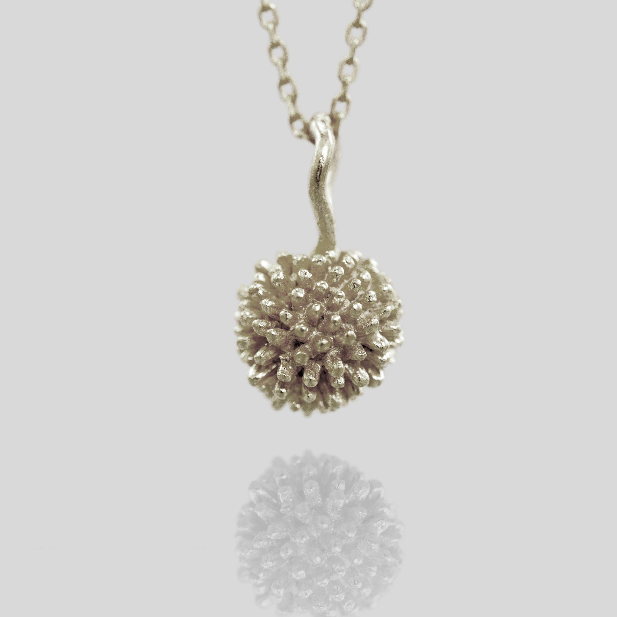 Yellow Gold Small Seed Pendant