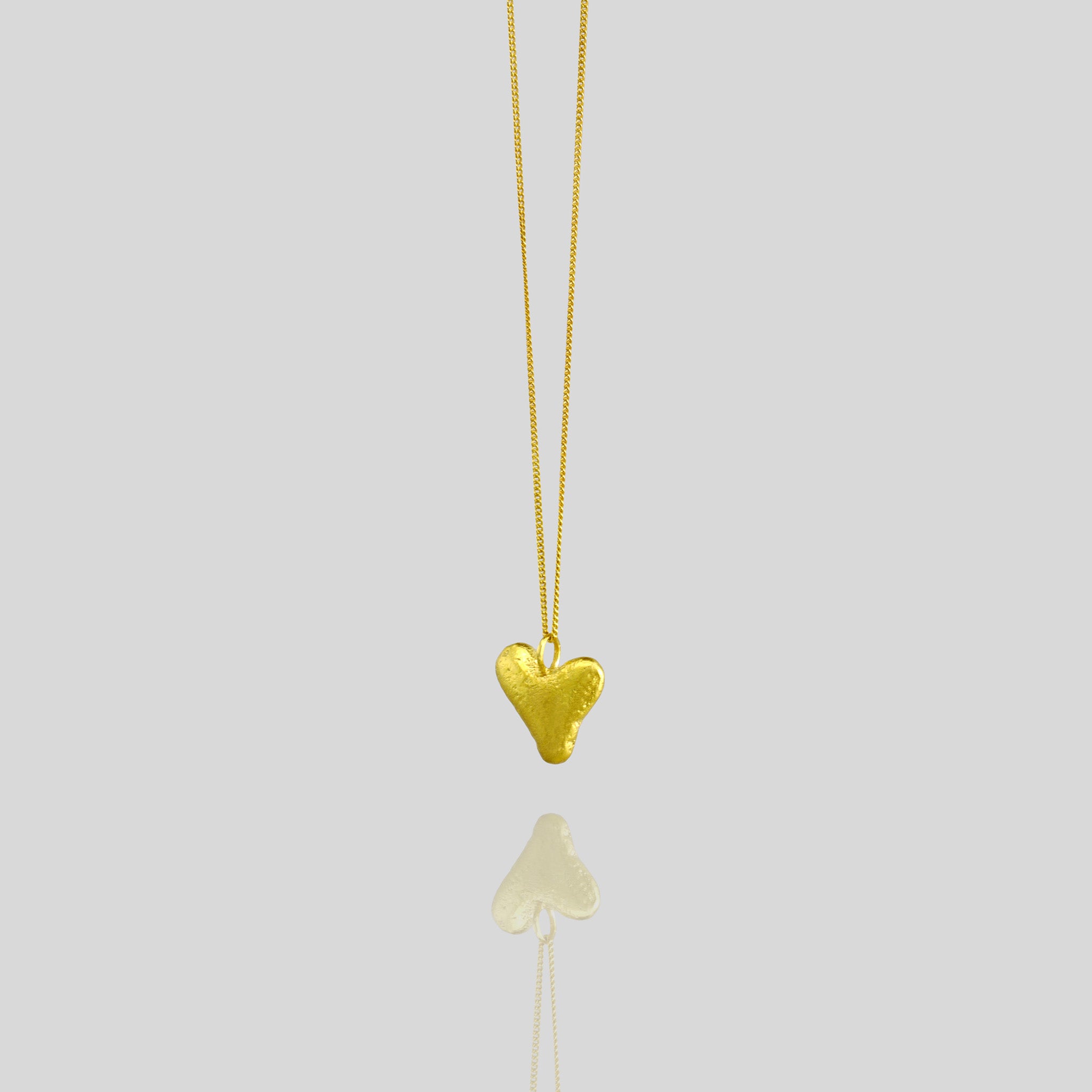 Yellow Gold heart pendant